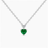 Collier Babila Milano Femme in Or blanc Smeraldo 237838